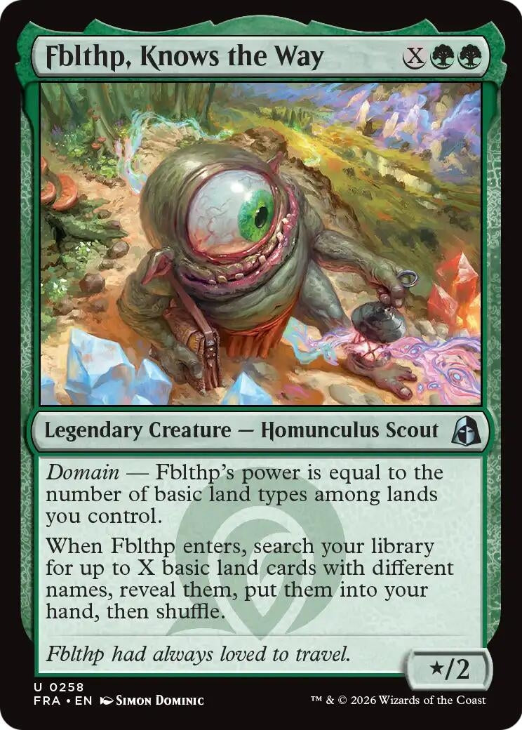 Image for Fblthp, Knows the Way (258) (FRA) - Magic: The Gathering