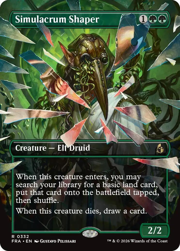 Image for Simulacrum Shaper (Borderless) (332) (FRA) - Magic: The Gathering