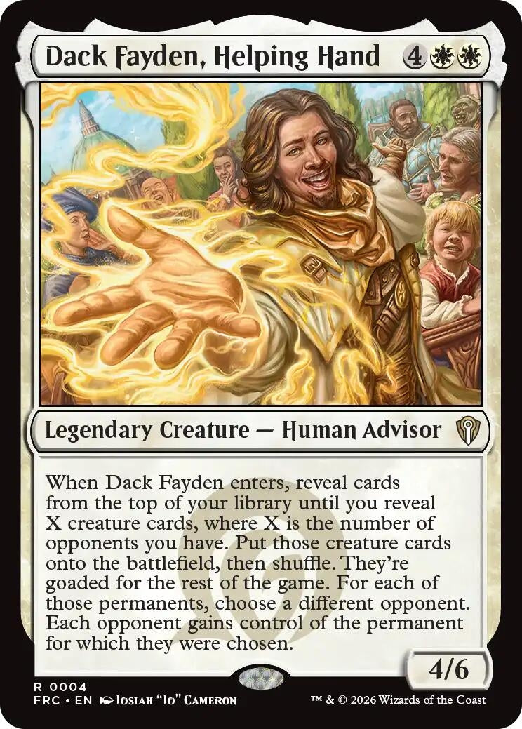 Image for Dack Fayden, Helping Hand (4) (FRC) - Magic: The Gathering