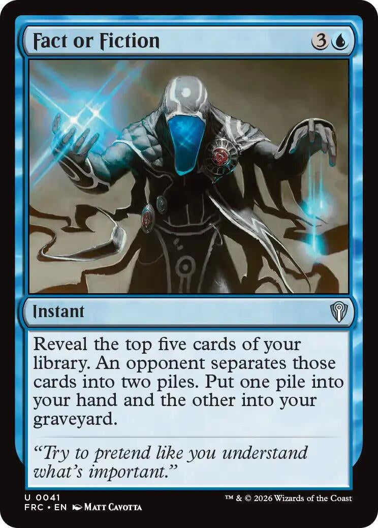 Image for Fact or Fiction (41) (FRC) - Magic: The Gathering