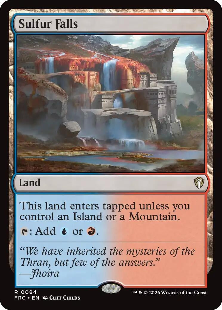 Image for Sulfur Falls (84) (FRC) - Magic: The Gathering