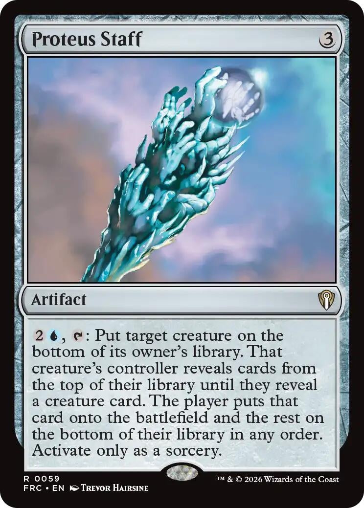 Image for Proteus Staff (59) (FRC) - Magic: The Gathering