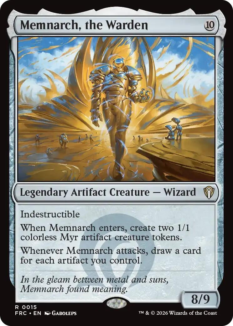 Image for Memnarch, the Warden (15) (FRC) - Magic: The Gathering