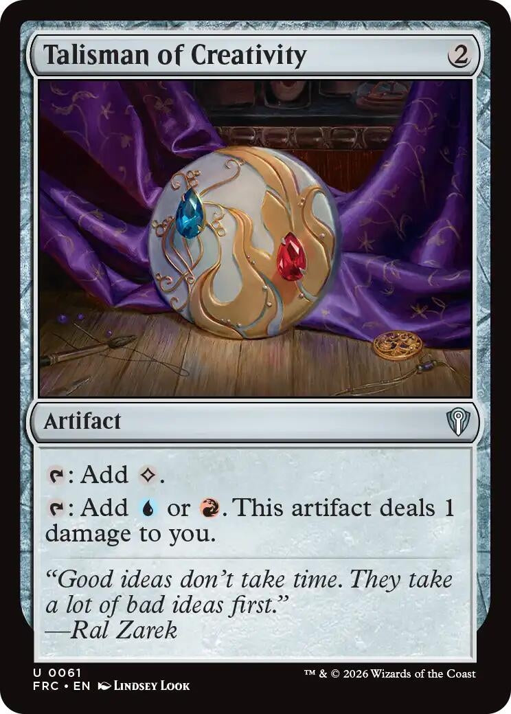 Image for Talisman of Creativity (61) (FRC) - Magic: The Gathering