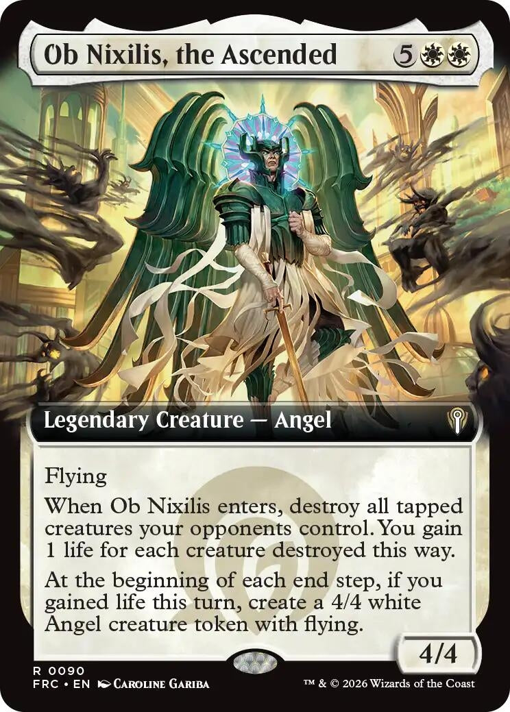 Image for Ob Nixilis, the Ascended (Extended Art) (90) (FRC) - Magic: The Gathering