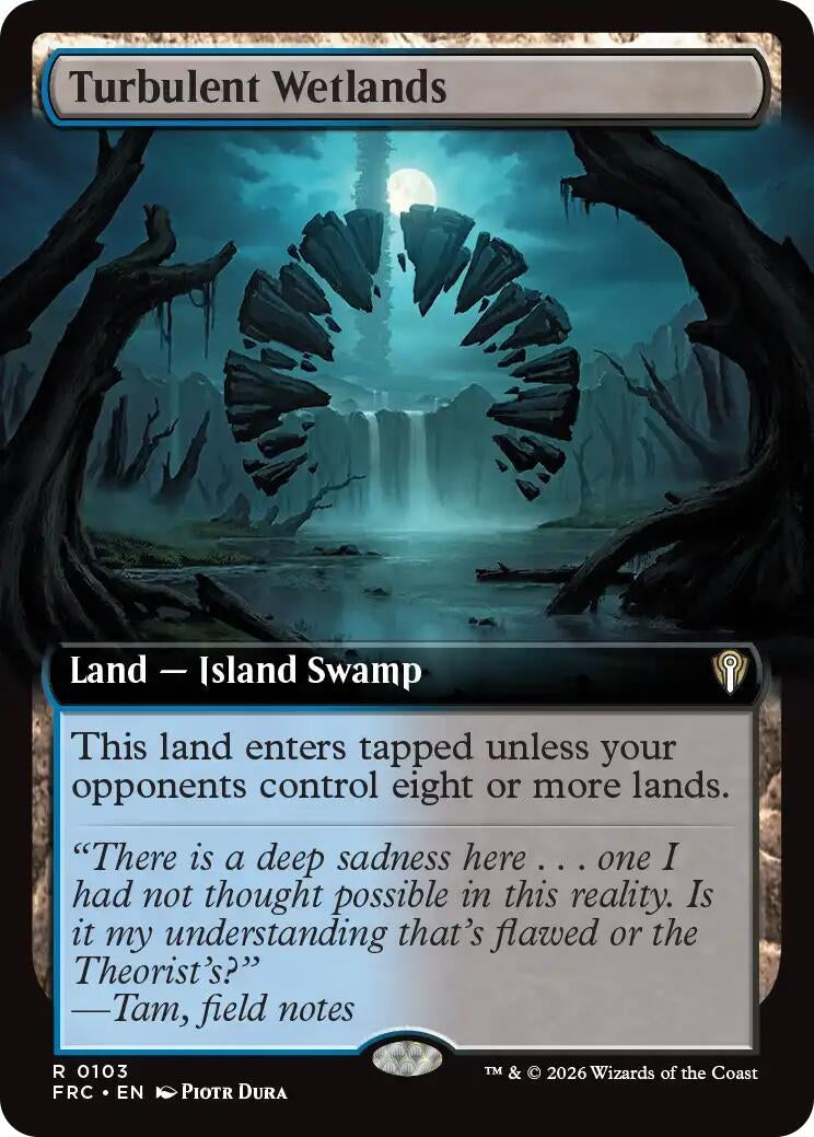 Image for Turbulent Wetlands (Extended Art) (103) (FRC) - Magic: The Gathering