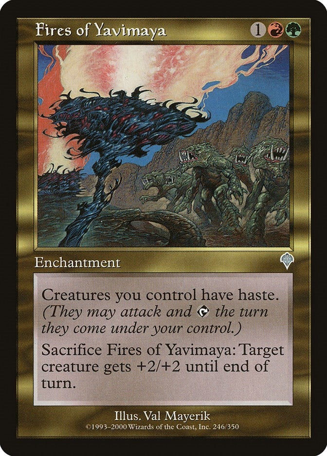 Fires of Yavimaya (246) (INV) Japanese