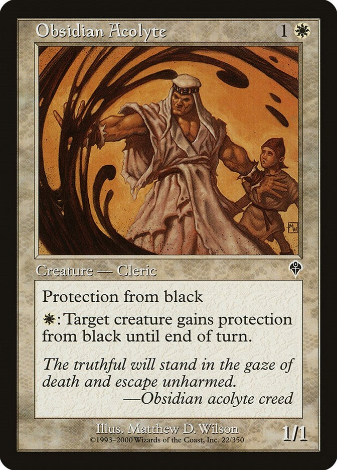 Obsidian Acolyte (22) (INV) Japanese