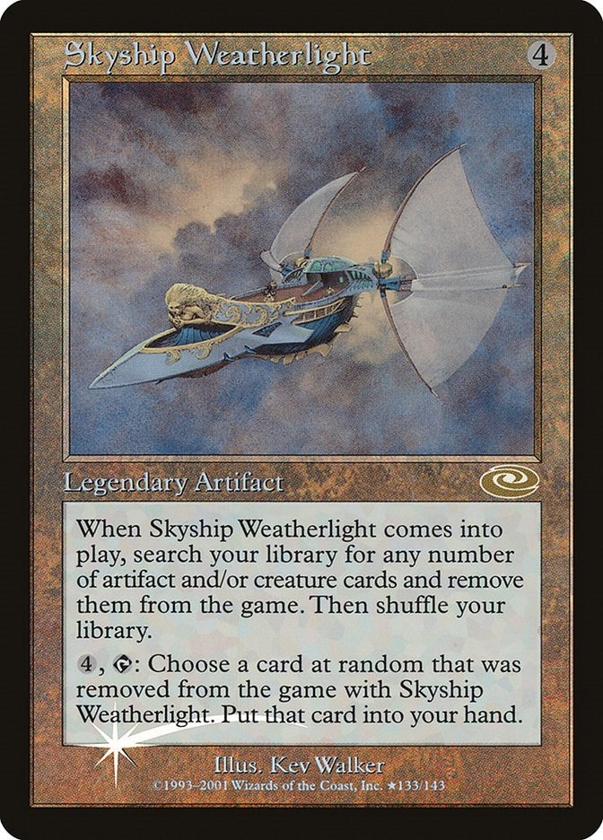 Image for Skyship Weatherlight (Alt. Art Foil) (135) (PLS) - Magic: The Gathering