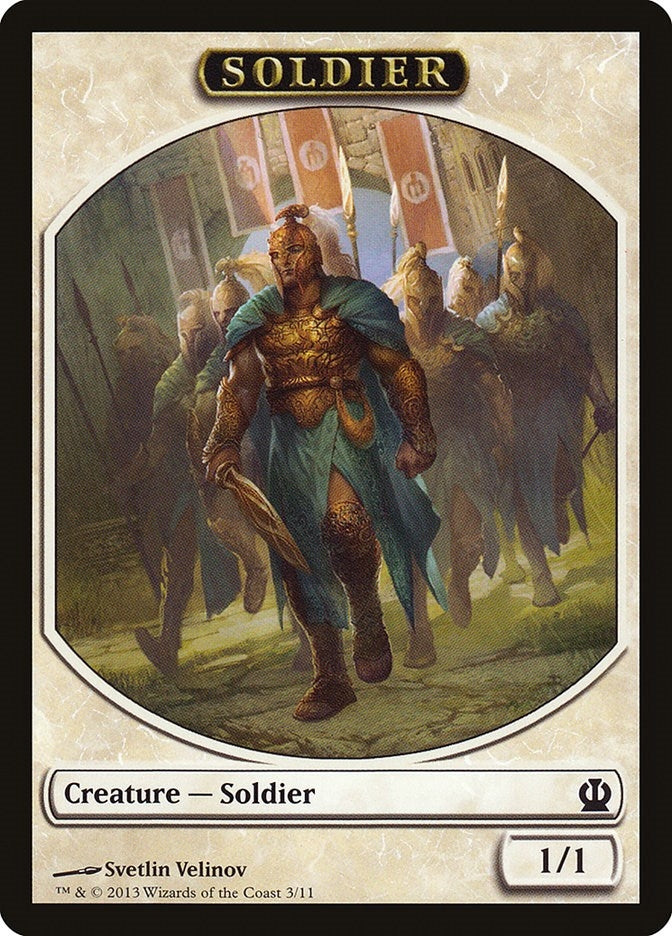 Soldier Token (Velinov) (3) (THS) Spanish