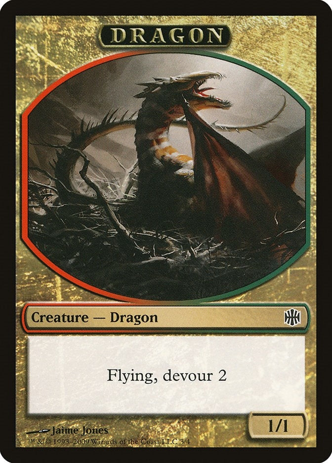 Image for Dragon Token (3) (ARB) - Magic: The Gathering