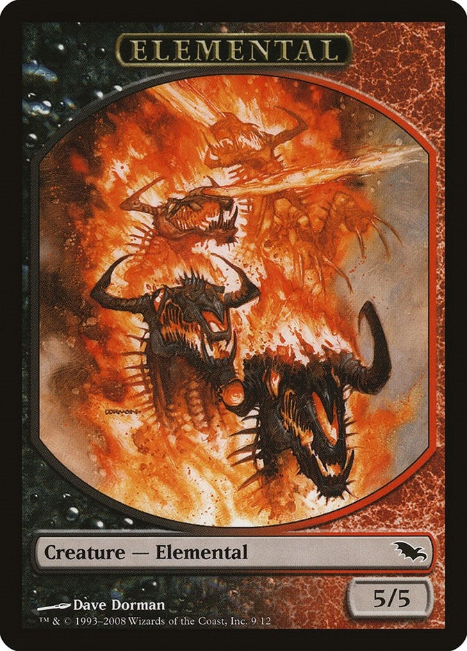 Image for Elemental Token (9) (9) (SHM) - Magic: The Gathering