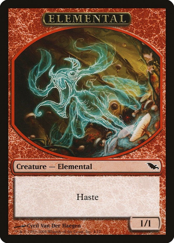 Image for Elemental Token (4) (4) (SHM) - Magic: The Gathering