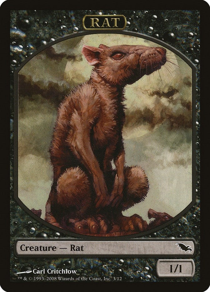 Image for Rat Token (3) (SHM) - Magic: The Gathering