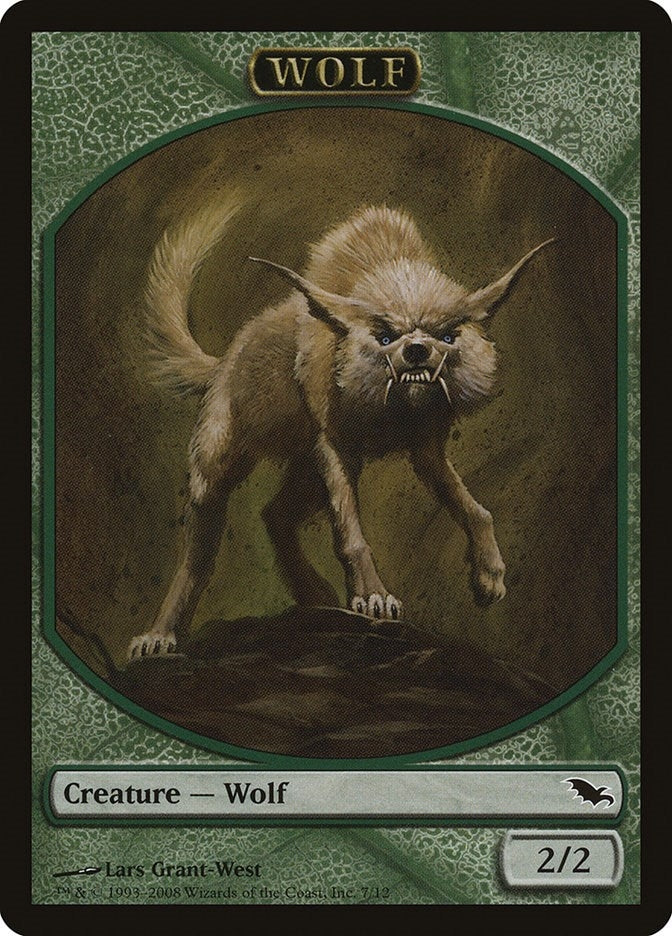 Image for Wolf Token (7) (SHM) - Magic: The Gathering