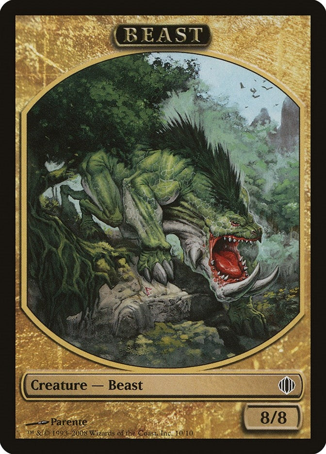 Image for Beast Token (Multicolor) (10) (ALA) - Magic: The Gathering