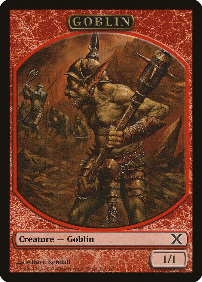 Image for Goblin Token (4) (10E) - Magic: The Gathering