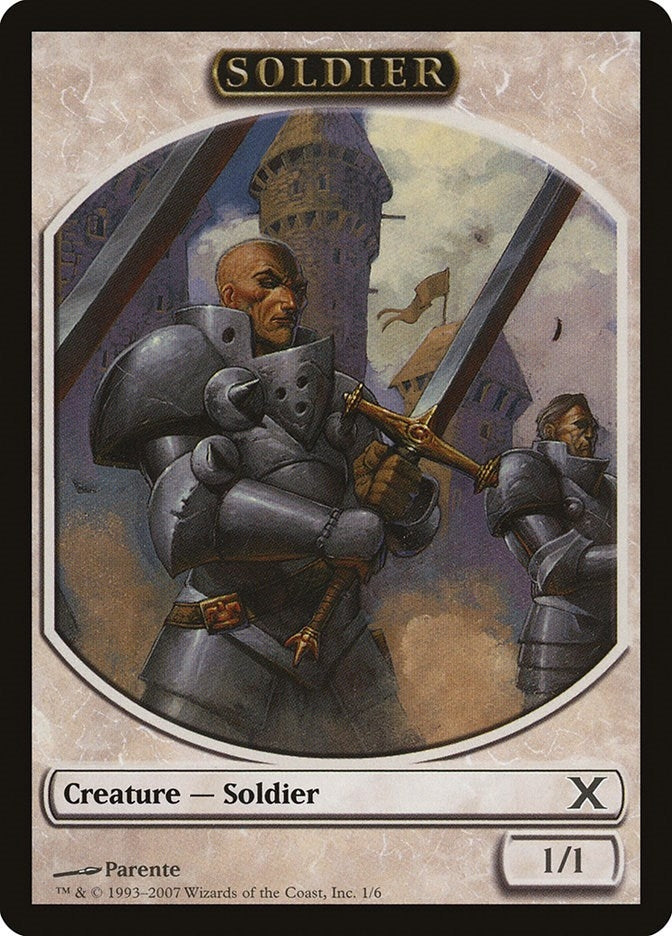 Image for Soldier Token (1) (10E) - Magic: The Gathering