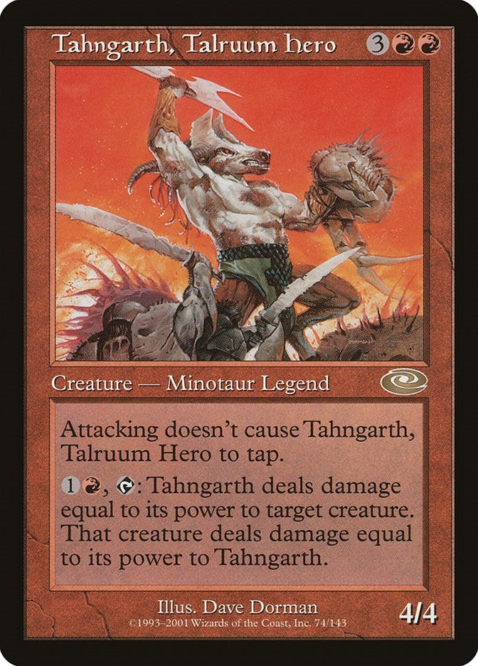 Image for Tahngarth, Talruum Hero (74) (PLS) - Magic: The Gathering