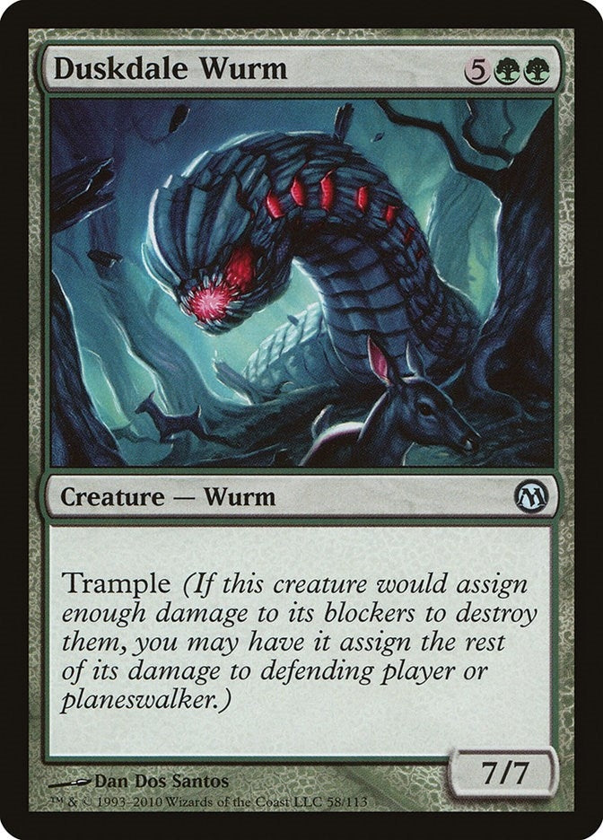 Image for Duskdale Wurm (58) (DPA) - Magic: The Gathering