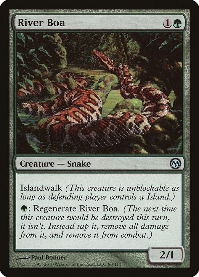 Image for River Boa (80) (DPA) - Magic: The Gathering