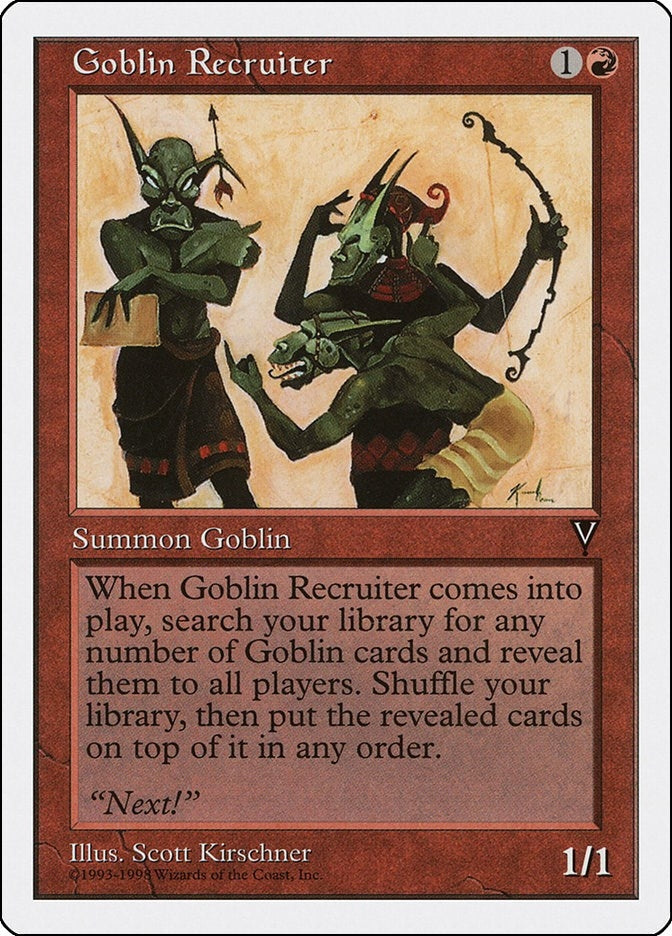 Image for Goblin Recruiter (ATH) - Magic: The Gathering