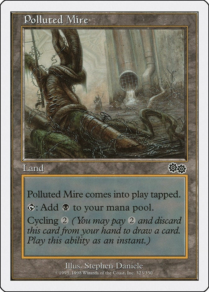 Image for Polluted Mire (323) (ATH) - Magic: The Gathering