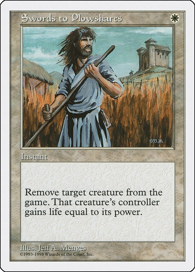Image for Swords to Plowshares (ATH) - Magic: The Gathering
