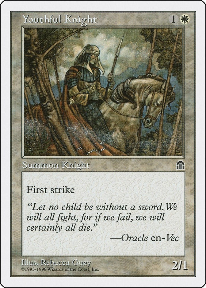 Image for Youthful Knight (ATH) - Magic: The Gathering