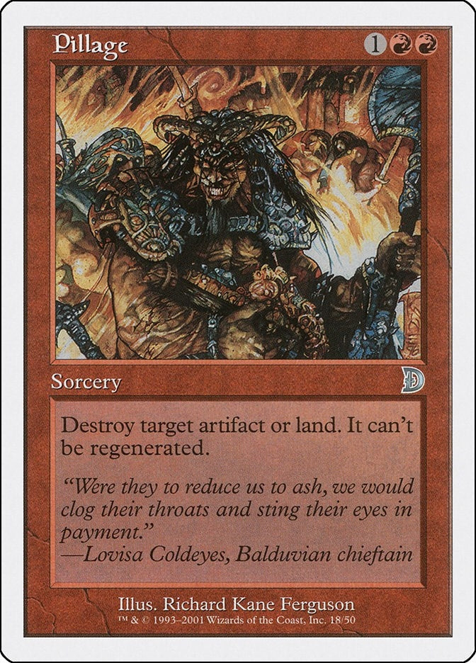 Image for Pillage (18) (DKM) - Magic: The Gathering