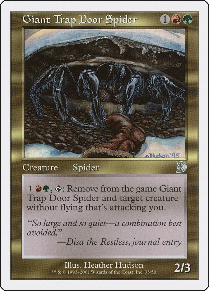 Image for Giant Trap Door Spider (33) (DKM) - Magic: The Gathering