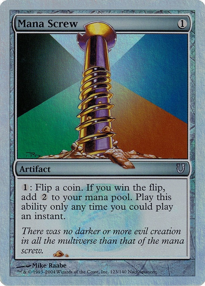 Image for Mana Screw (Alternate Foil) (123) (UNH) - Magic: The Gathering