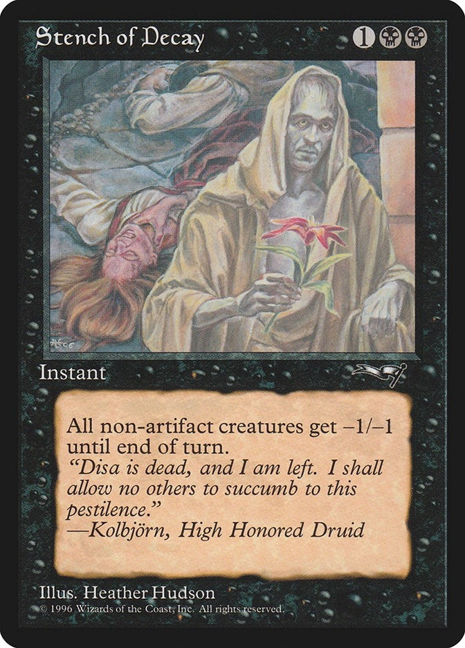 Image for Stench of Decay (Red Flower) (28) (ALL) - Magic: The Gathering
