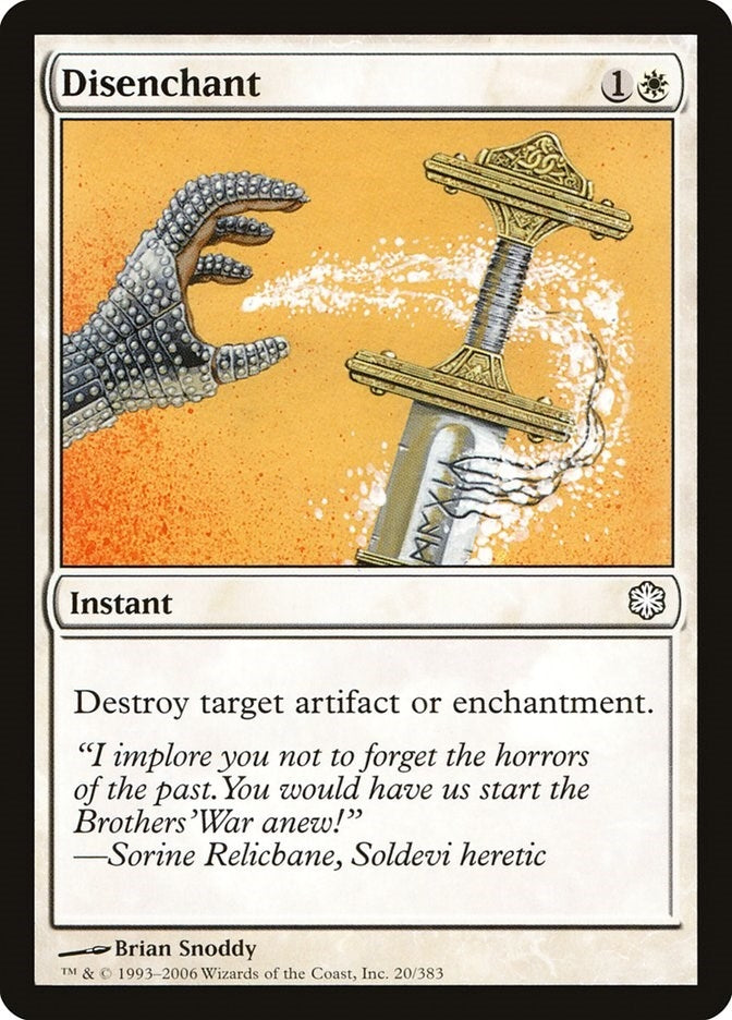 Image for Disenchant (20) (CTD) - Magic: The Gathering