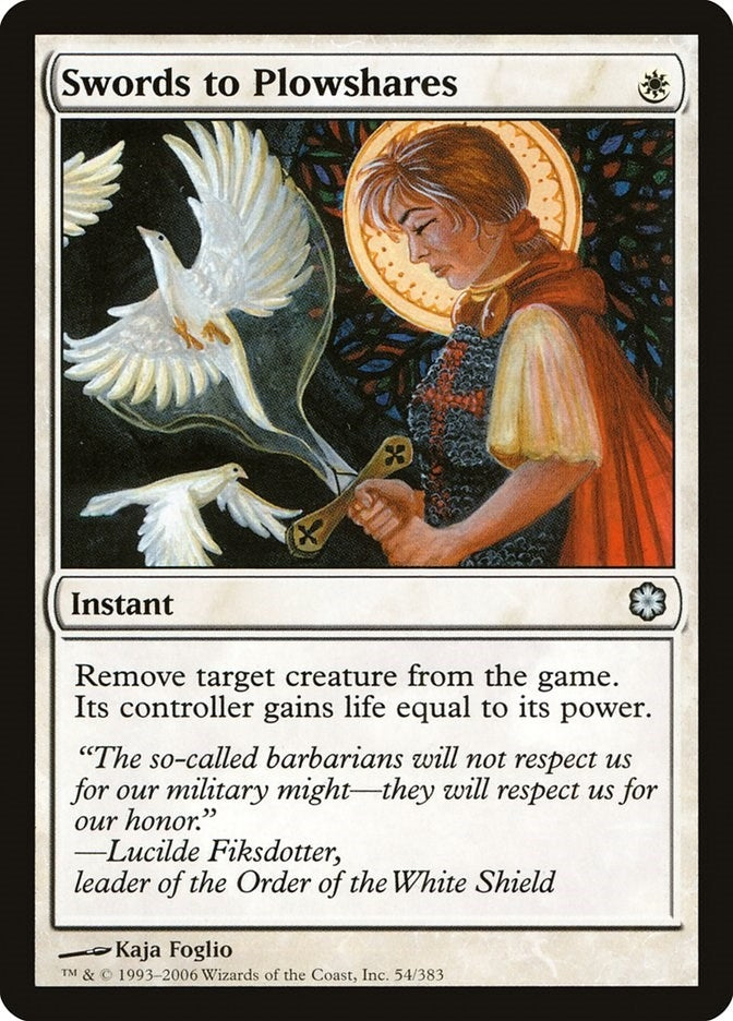 Image for Swords to Plowshares (54) (CTD) - Magic: The Gathering