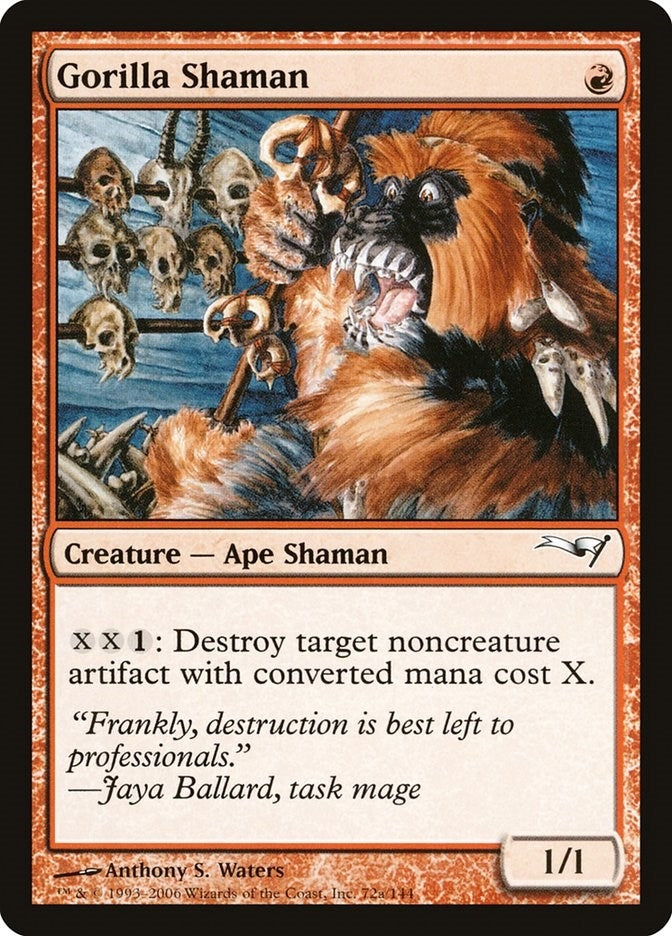 Image for Gorilla Shaman (72a) (CTD) - Magic: The Gathering