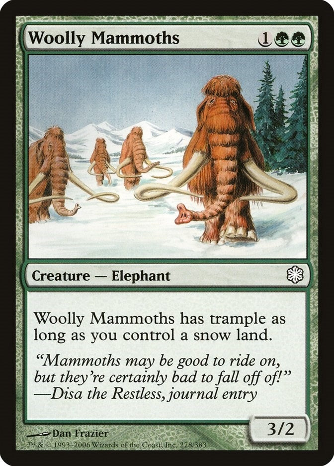 Image for Woolly Mammoths (278) (CTD) - Magic: The Gathering