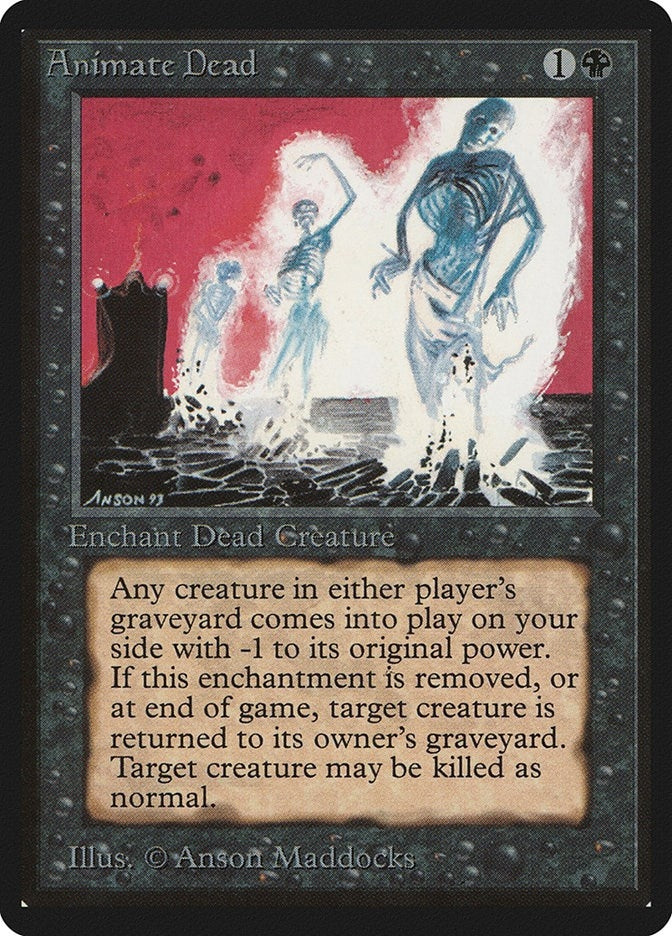 Image for Animate Dead (LEB) - Magic: The Gathering