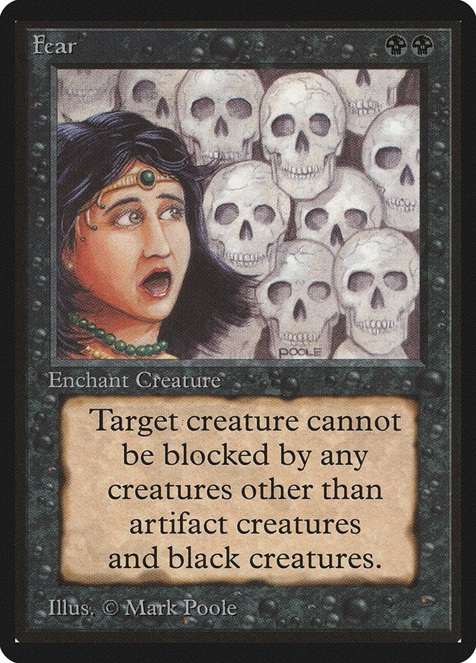 Image for Fear (LEB) - Magic: The Gathering