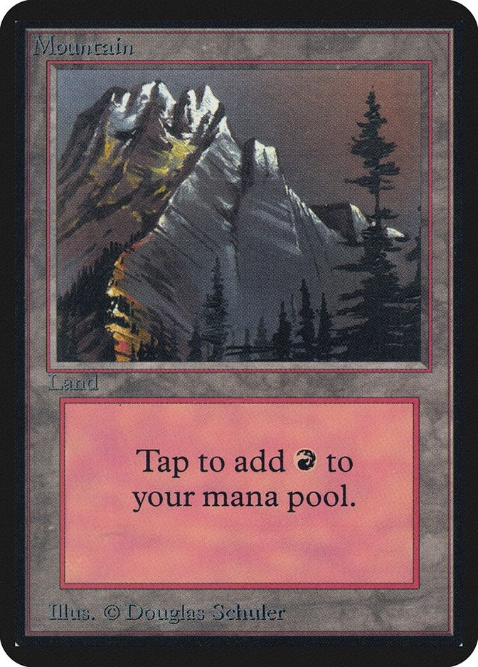 Image for Mountain (A) (LEA) - Magic: The Gathering
