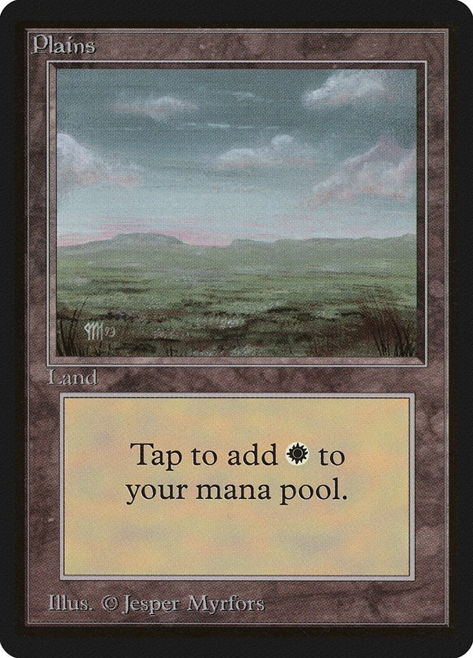 Image for Plains (C) (LEB) - Magic: The Gathering