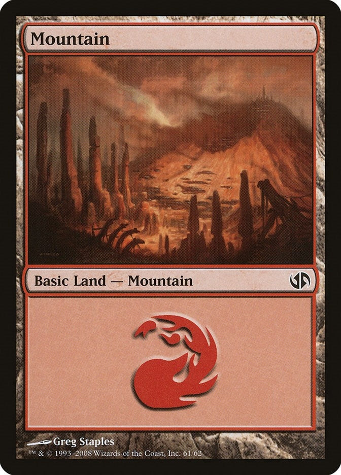 Image for Mountain (61) (61) (DD2) - Magic: The Gathering