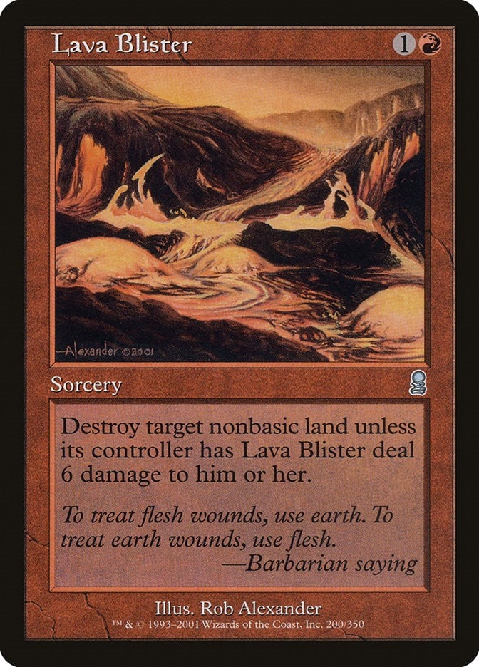 Lava Blister (200) (ODY) Japanese