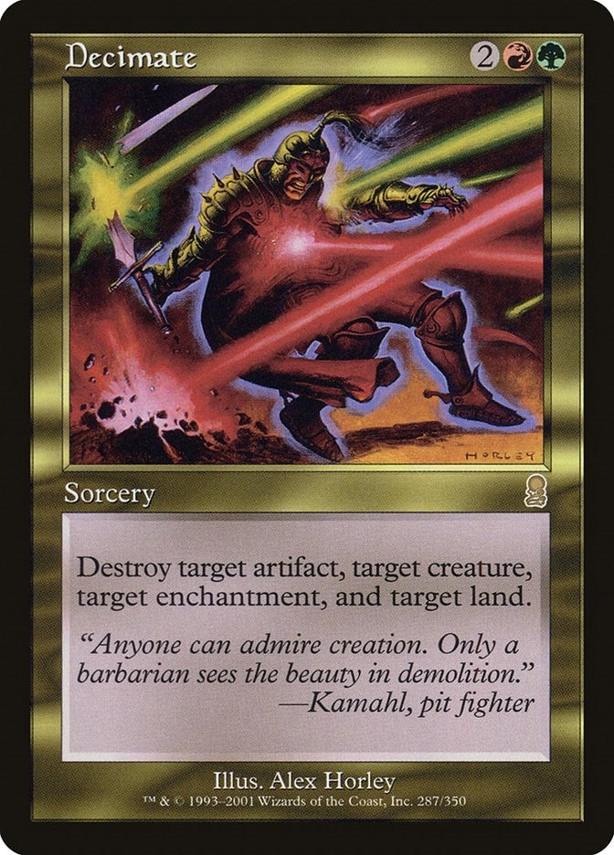 Decimate (287) (ODY) Japanese