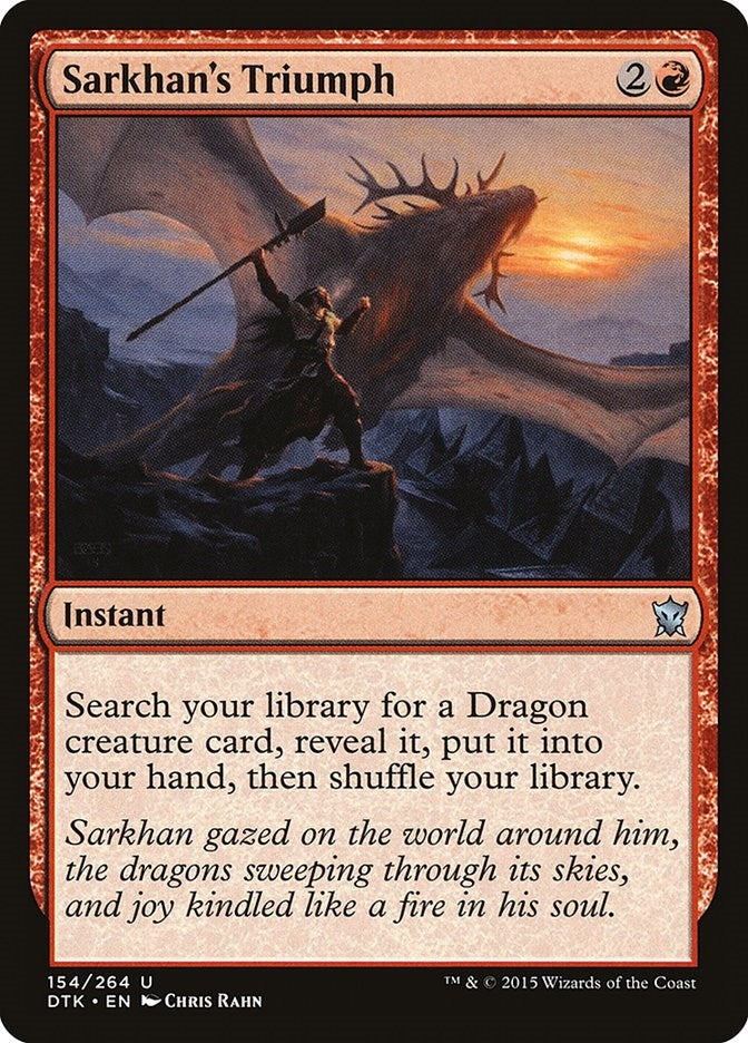 Sarkhan's Triumph (154) (DTK) Japanese