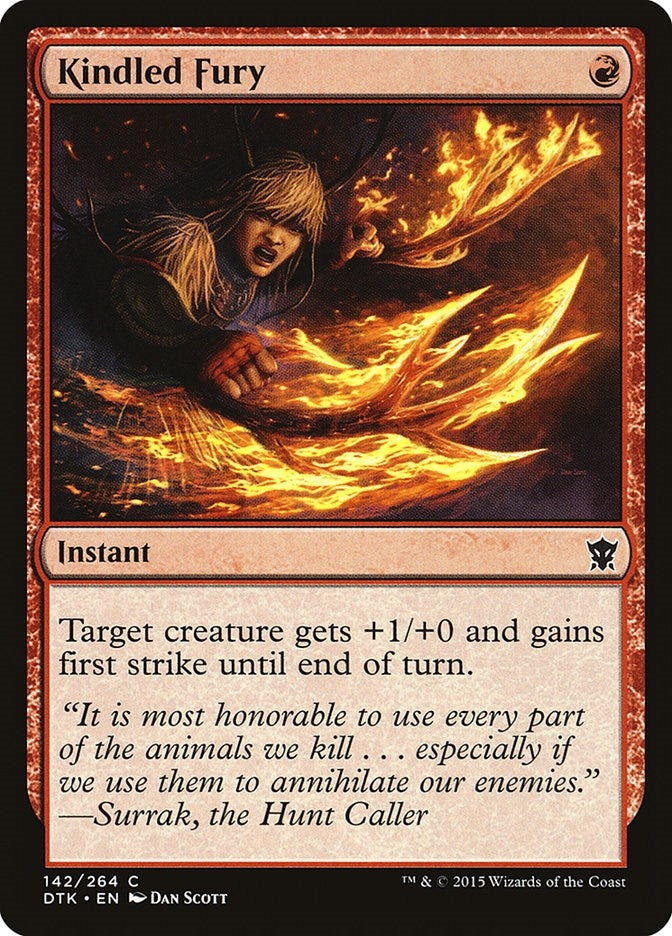 Kindled Fury (142) (DTK) Japanese