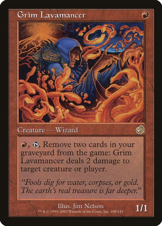 Grim Lavamancer (100) (TOR) Japanese