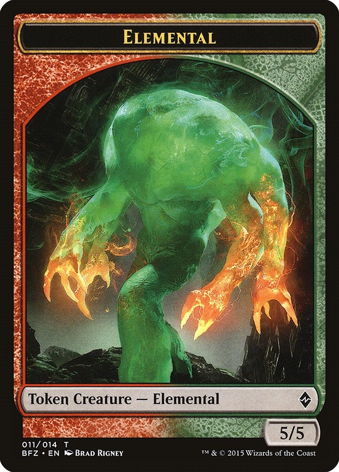 Elemental Token (011) (11) (BFZ)