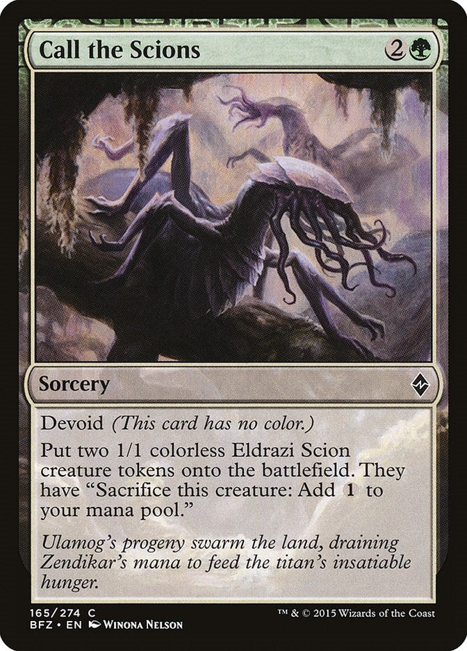 Call the Scions (165) (BFZ) Japanese