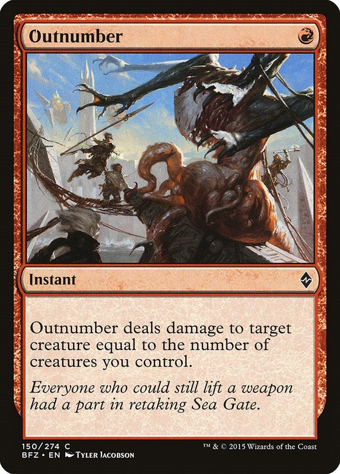 Outnumber (150) (BFZ) Japanese